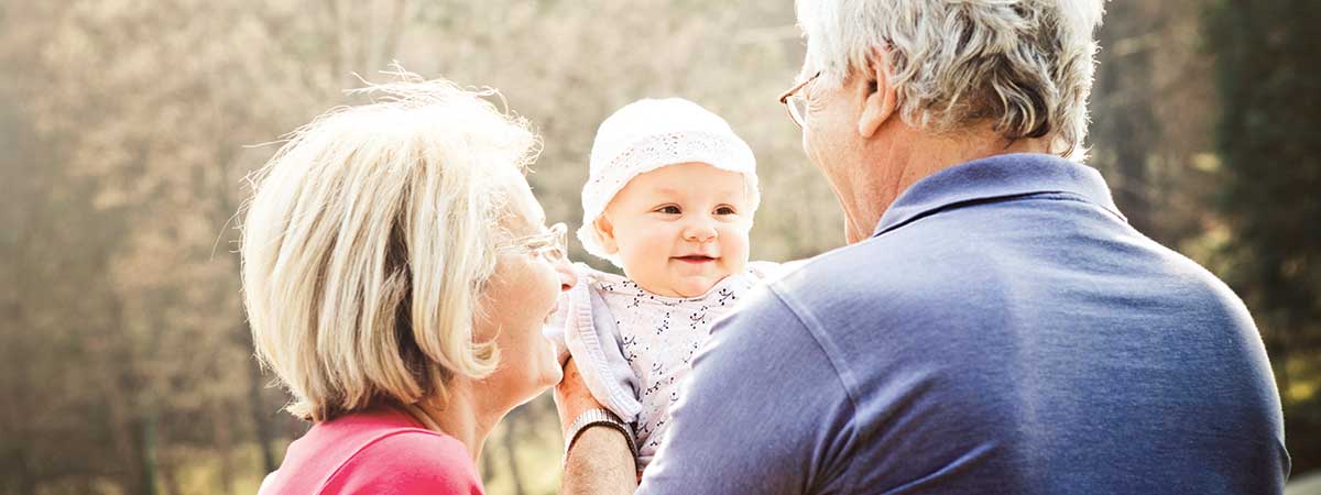 Grandparents with baby