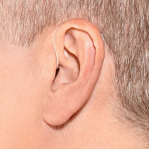 Receiver in the ear hearing aid